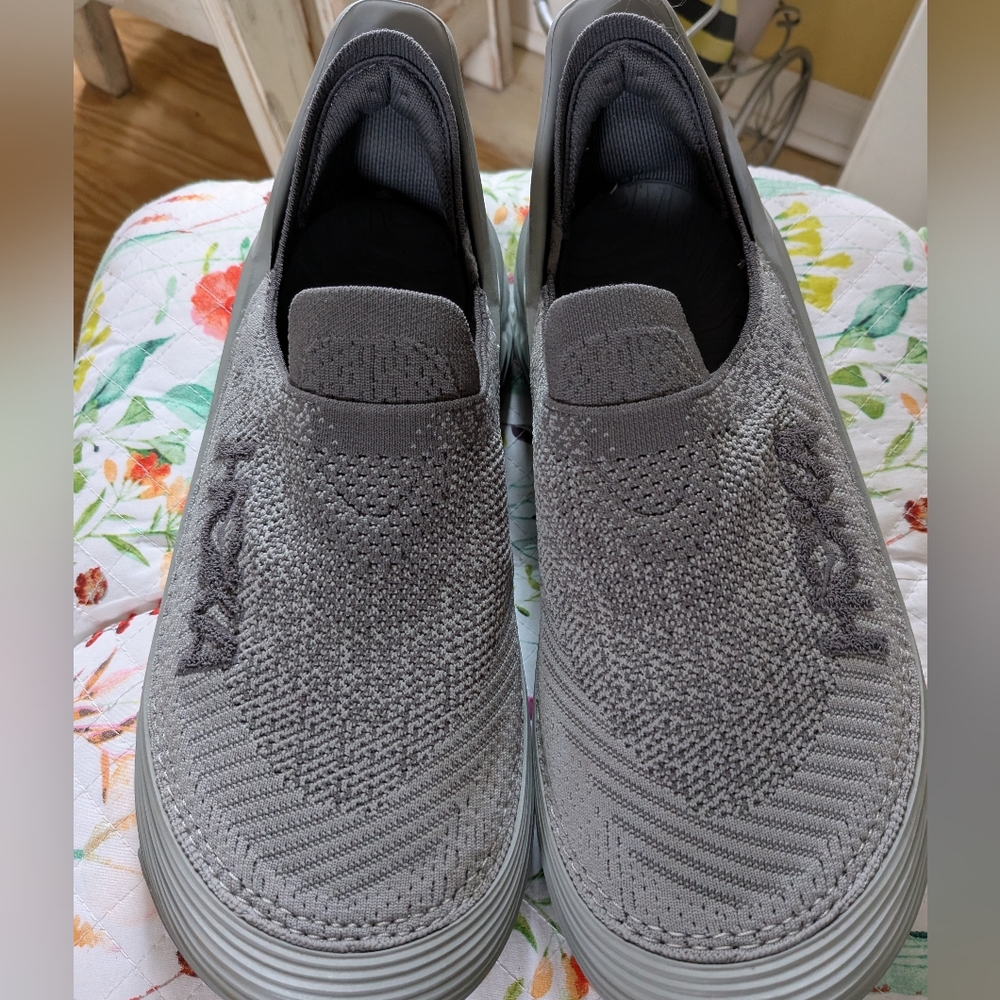  Hoka Restore TC slip-on shoes in Satellite Grey/Stellar Grey Size Woman's 11